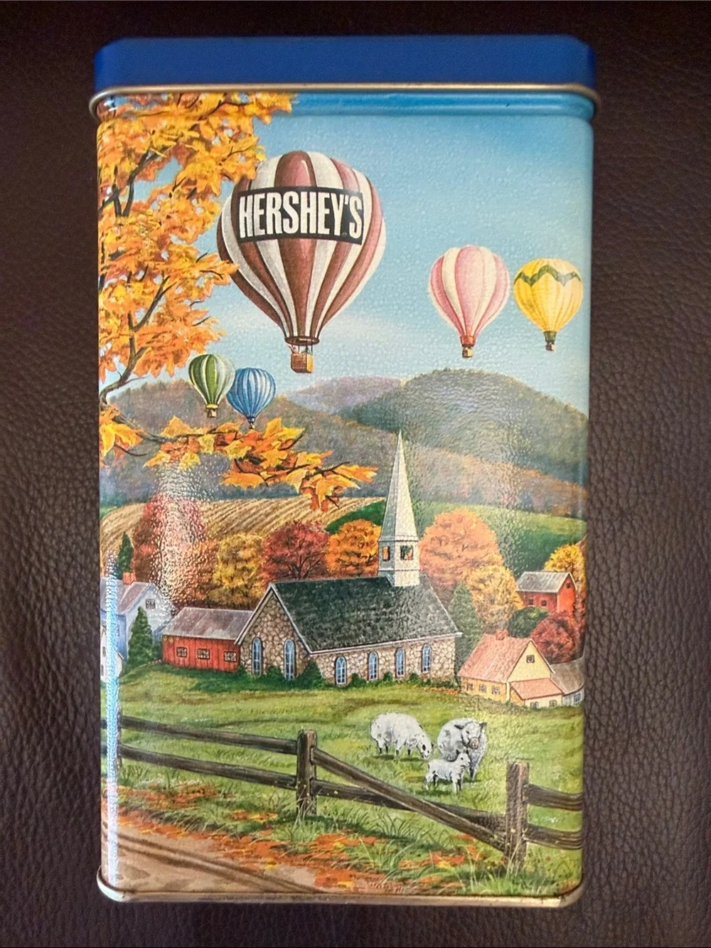 Vintage 1994 Hershey's Hometown Series Canister #11 Collectible Metal Tin